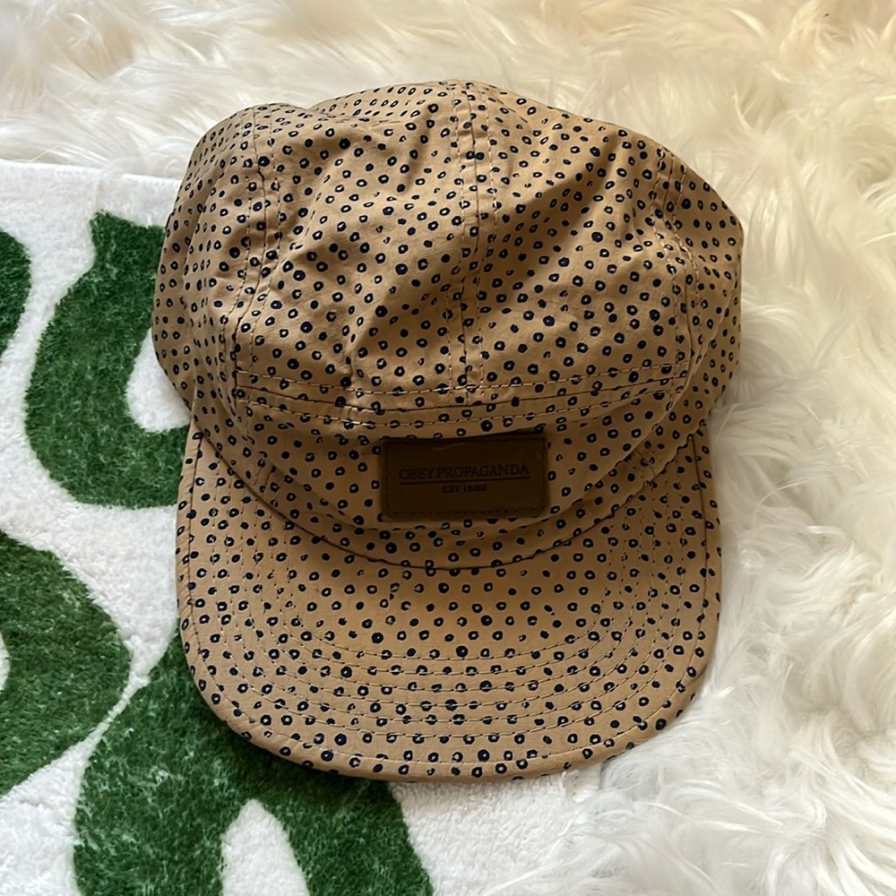 Obey Propaganda Dotted Flat Cap